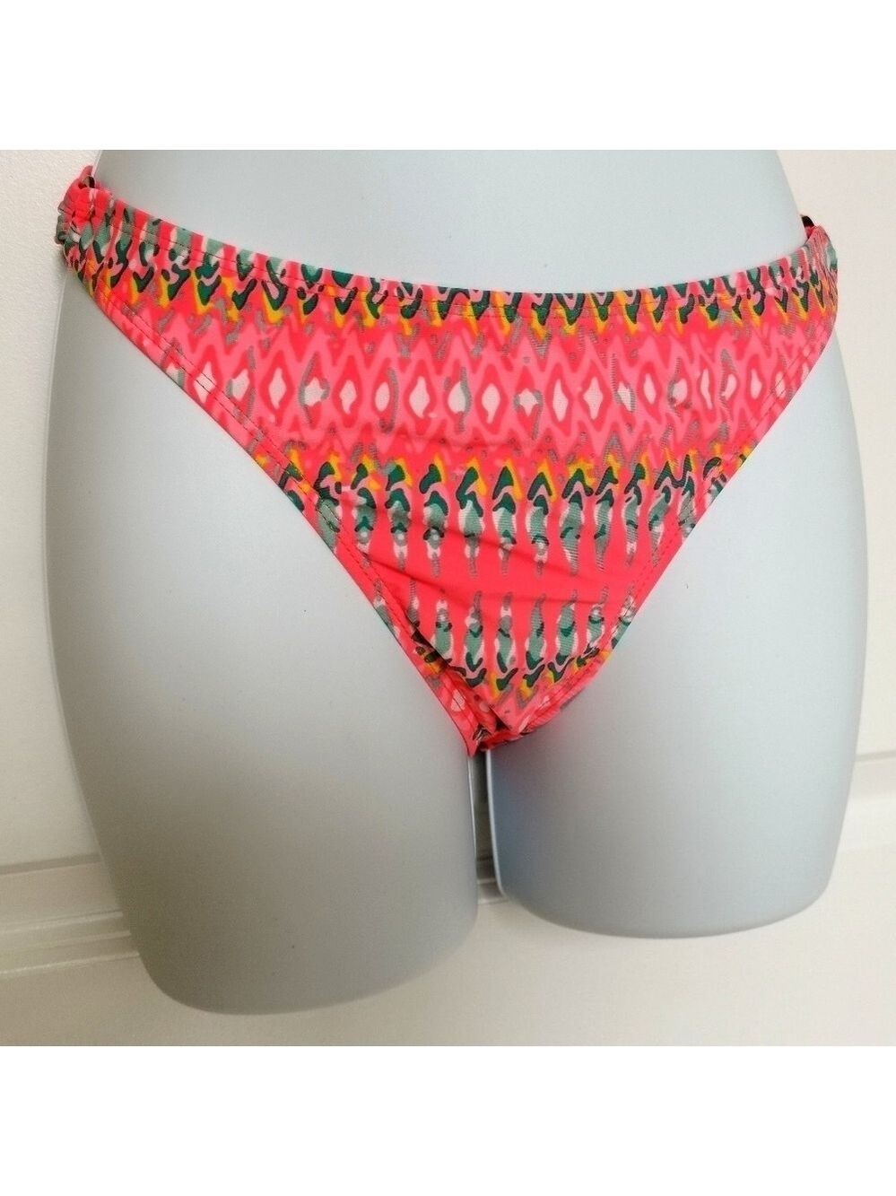 Nwt bikini bottom hot peach pink size S